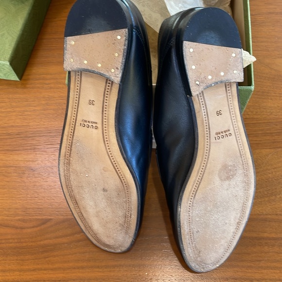 Gucci Brixton Leather Horsebit Loafers size 39 Box - Picture 8 of 13